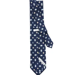 CRAVATTA SARTORIALE EXTRA LONG IN SETA BLU SCURO Collezione heritage