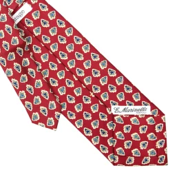CRAVATTA SARTORIALE EXTRA LONG IN SETA BORDEAUX Collezione heritage