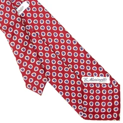 CRAVATTA SARTORIALE EXTRA LONG IN SETA BORDEAUX Collezione heritage
