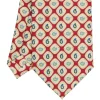CRAVATTA SARTORIALE EXTRA LONG IN SETA BORDEAUX Collezione heritage