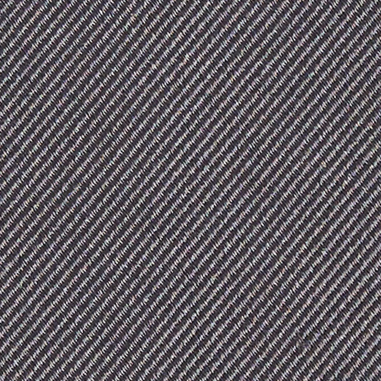 CRAVATTA SARTORIALE IN SETA JACQUARD GRIGIO SCURO Tinta unita
