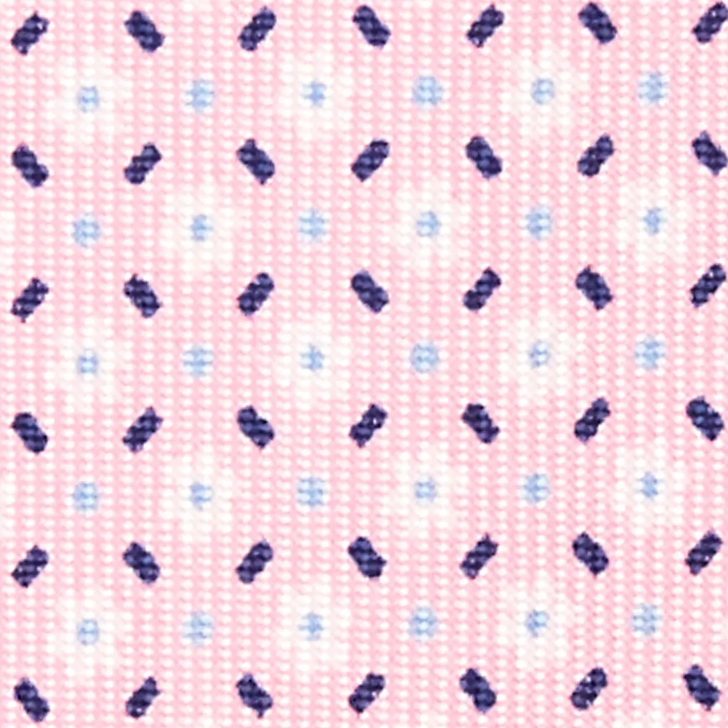 CRAVATTA SARTORIALE 5 PIEGHE IN SETA ROSA Microfantasia fiore