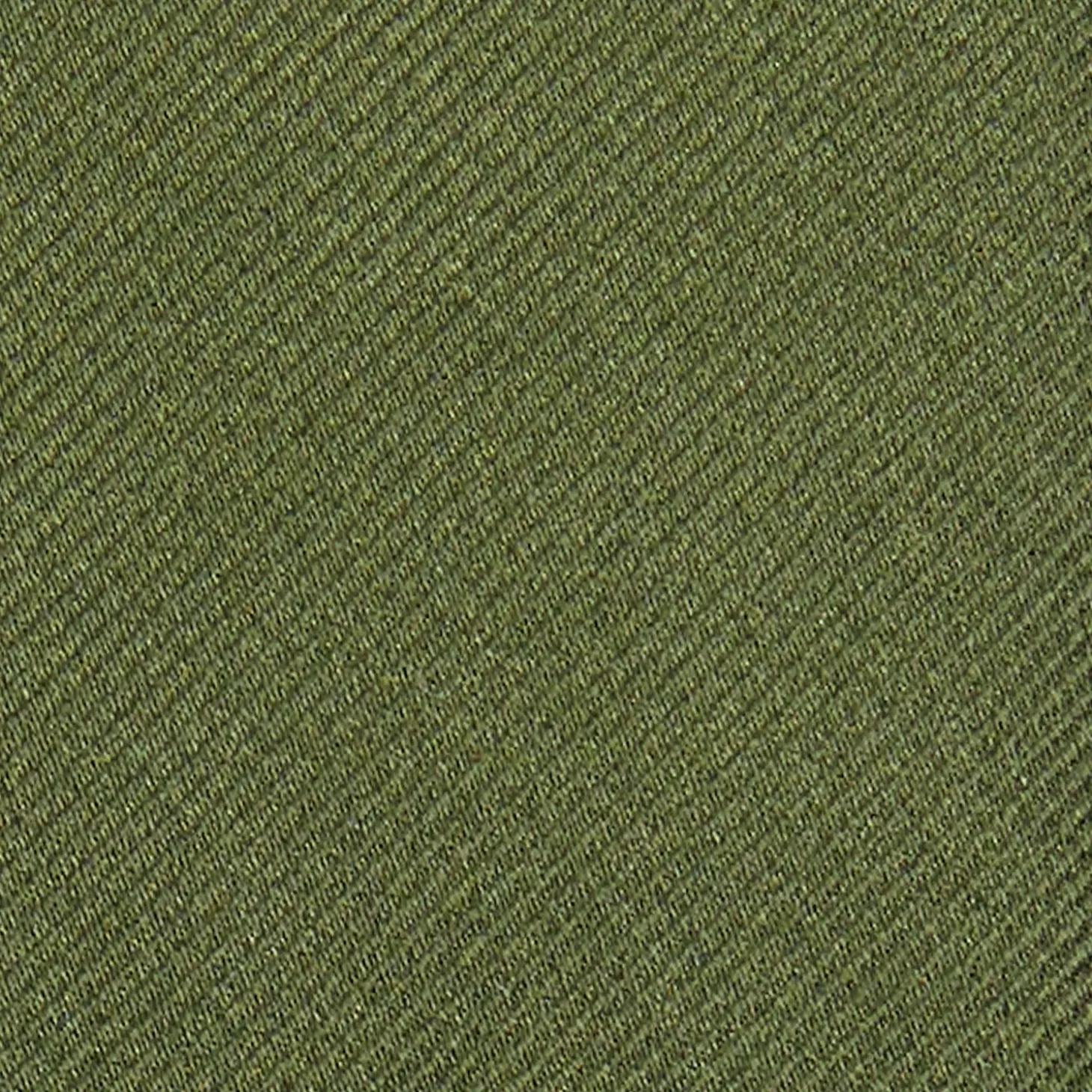 CRAVATTA SARTORIALE SETA JACQUARD VERDE OLIVA Tinta unita