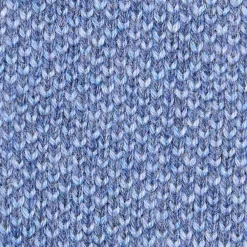 CRAVATTA TRICOT IN CASHMERE AZZURRO POLVERE Tinta unita