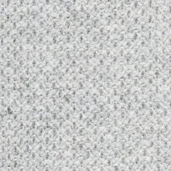 CRAVATTA TRICOT IN CASHMERE GRIGIO CHIARO Tinta unita