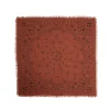 FOULARD IN LANA, CASHMERE E SETA 65 MARRONE Paisley