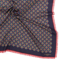 FOULARD IN LANA, CASHMERE E SETA 65 BLU SCURO Archivio inspiration 1939