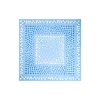 FOULARD IN SETA 65 AZZURRO Eleganza a pois