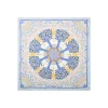 FOULARD IN SETA 90 AZZURRO Mosaico