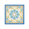 FOULARD IN SETA 90 BLU Chiostro di santa chiara