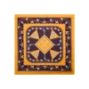 FOULARD IN SETA 90 GIALLO Elefanti portafortuna