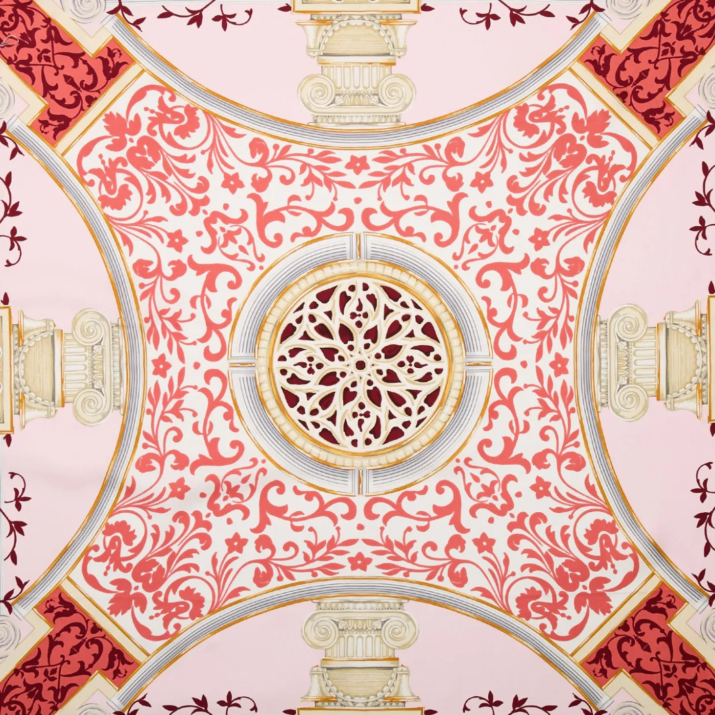 FOULARD IN SETA 90 ROSSO Divinita’