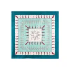 FOULARD IN SETA 90 VERDE Pulcinella portafortuna