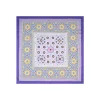 FOULARD IN SETA 90 VIOLA Mosaico