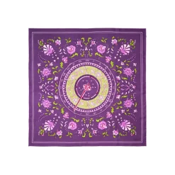 FOULARD IN SETA 90 VIOLA Un'estate caprese