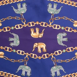 FOULARD ROMBO IN SETA VIOLA Collezione lucky charm