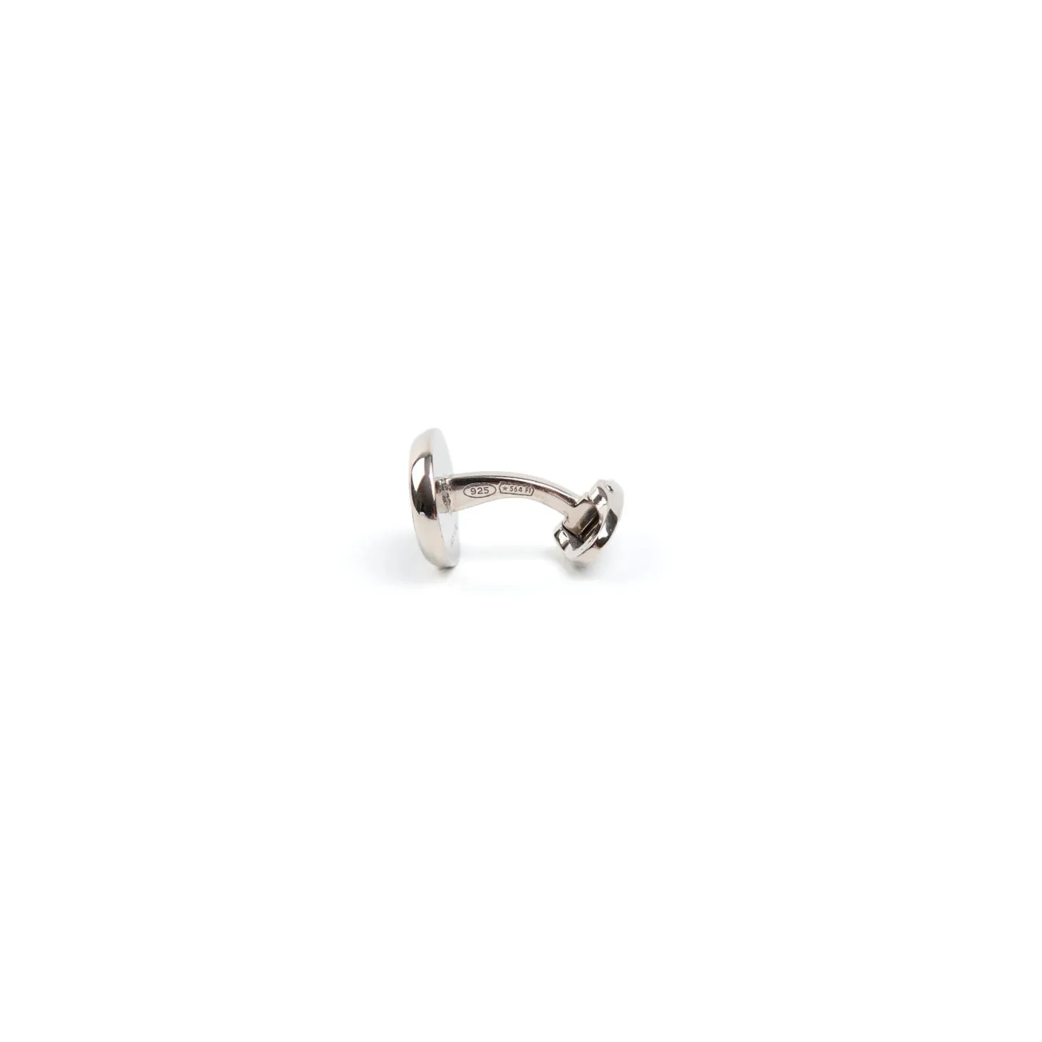 GEMELLI DA POLSO IN ARGENTO BLUCon microfantasia fiore