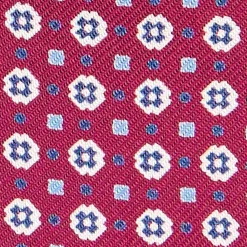 PAPILLON DA ANNODARE IN SETA BORDEAUX Microfantasia fiore