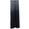 PASHMINA NERA E GRIGIA EFFETTO SFUMATO In cashmere