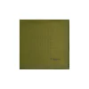 POCHETTE DA TASCHINO IN SETA STAMPATA A MANO VERDE OLIVA Pois