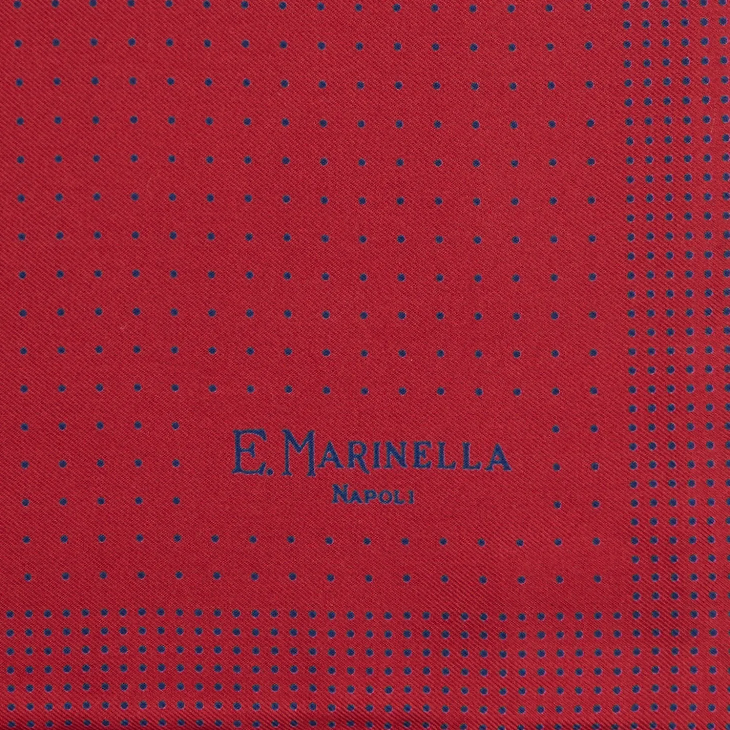 POCHETTE DA TASCHINO IN SETA STAMPATA A MANO BORDEAUX Pois