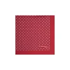 POCHETTE DA TASCHINO IN SETA STAMPATA A MANO BORDEAUX Microfantasia fiore