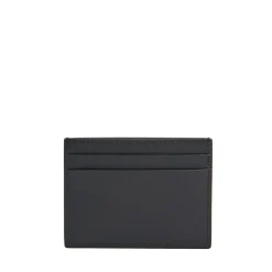 PORTACARTE DI CREDITO PICCOLO NERO In pelle liscia