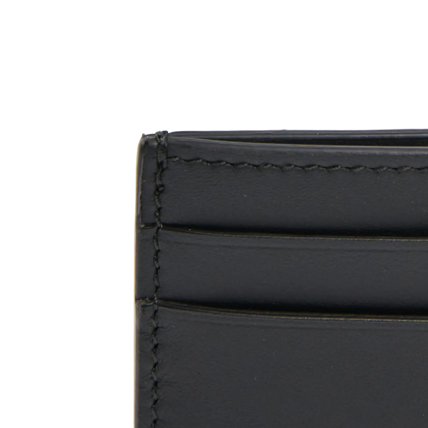 PORTACARTE DI CREDITO PICCOLO NERO In pelle liscia