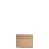 PORTACARTE DI CREDITO PICCOLO BEIGE In pelle liscia
