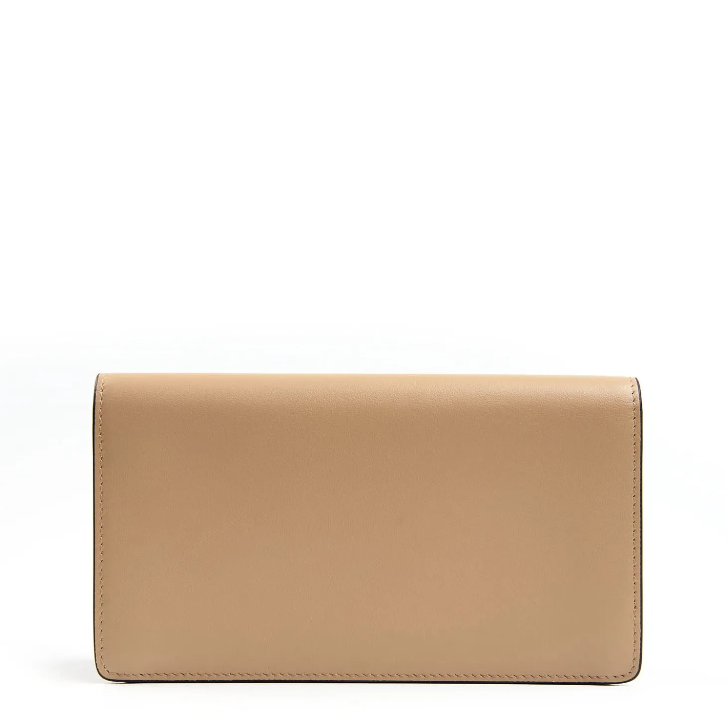PORTAFOGLIO GRANDE BEIGE In pelle liscia