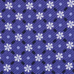 PORTAFOGLIO PICCOLO BLU In seta e pelle
