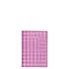 PORTAFOGLIO VERTICALE FUCSIA In seta e pelle