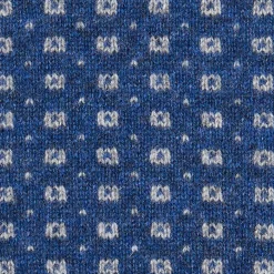 SCALDACOLLO BLU MICROFANTASIA In cashmere