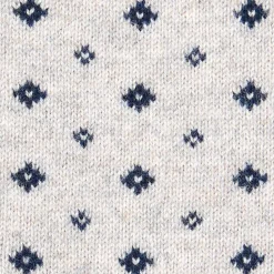 SCALDACOLLO BLU SCURO MICROFANTASIA In cashmere