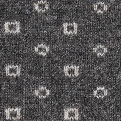 SCALDACOLLO GRIGIO SCURO MICROFANTASIA In cashmere