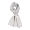 SCALDACOLLO GRIGIO SCURO MICROFANTASIA In cashmere