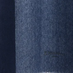 SCIARPA BICOLOR BLU IN LANA E CASHMERE Tinta unita