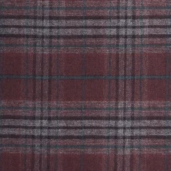SCIARPA BICOLOR BORDEAUX IN SETA E CASHMERE Check