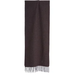 SCIARPA COLOR MARRONE SCURO In cashmere