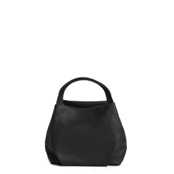 SOFT MINI BAG NERA In pelle liscia