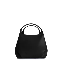SOFT MINI BAG NERA In pelle liscia