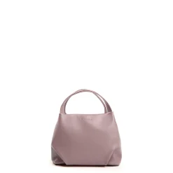 SOFT MINI BAG ROSA In pelle liscia