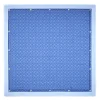 STOLA AZZURRO POLVERE 115 IN LANA, SETA E CASHMERE Fiori d’archivio