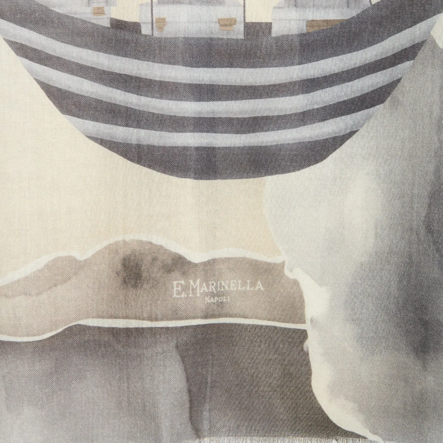 STOLA BEIGE IN CASHMERE Collezione floreale