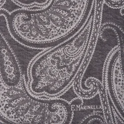 STOLA GRIGIA IN LANA Fantasia paisley