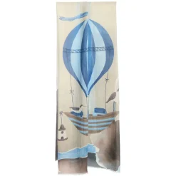 STOLA MARRONE IN CASHMERE Collezione mongolfiere
