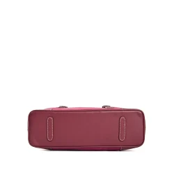 TOTE BAG MIDI BORDEAUX In suede e pelle