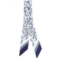 TWILLY IN SETA BLU SCURO Garden flower